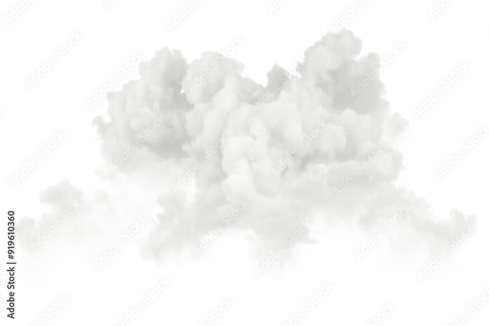 Canvas Prints peace mass clouds isolated on transparent backgrounds 3d rendering png