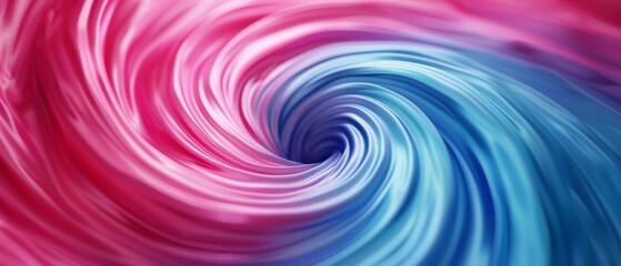 Fototapeta premium A tight shot of a pink-blue swirl pattern on a cell phone screen, featuring a central pink-blue spiral