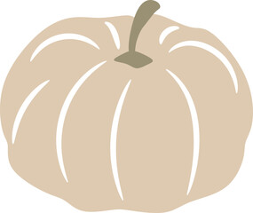 Pumpkin Vector Graphic, Fall Vegetable 