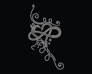 Rhinestone t-shirt design 17.eps