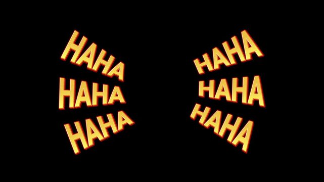 3d laugh shout sound effect on transparent background