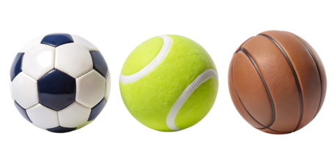  set of soccer balls isolated on white background. AI GENERATED