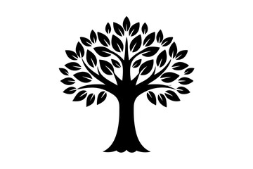 Obraz premium Beautifully Crafted Tree Icons Set Vector, Clipart, Line Art, A set of beautifully crafted tree icons in vector, clipart, and line art designs.