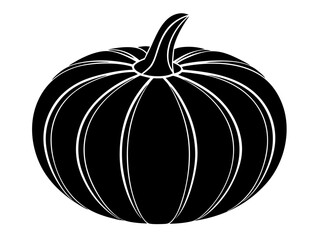 Pumpkin on White Background Vector Illustration, Cartoons, Clipart, and Line Art Design, Pumpkin on white background: vector, clipart, cartoons, and line art design for fall and Halloween