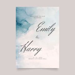 Wedding poster for welcome sign. Template welcome poster. Vector printable wedding props. Flyer design for welcome sign.