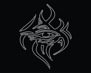 Obraz premium Rhinestone t-shirt design 99.eps