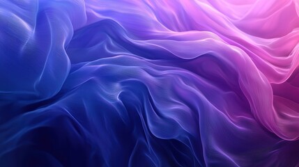 Obraz premium A purple and blue fabric with a wave pattern