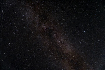 Fototapeta premium night photo of milky way among stars
