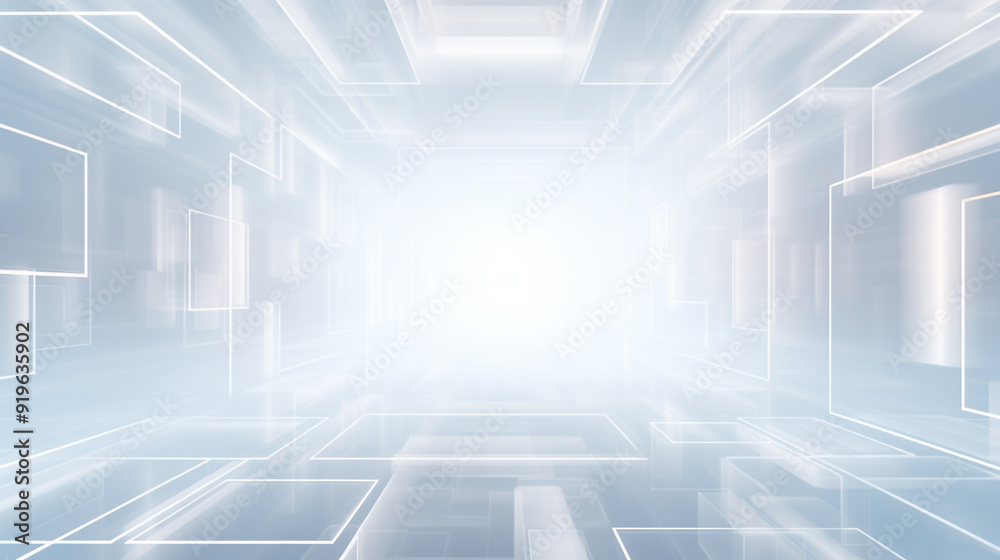Canvas Prints white empty digital futuristic background