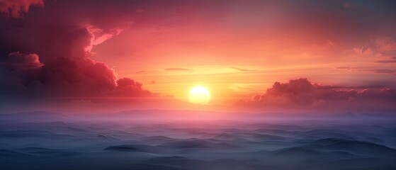 Fototapeta premium boat in midst, clouded backdrop