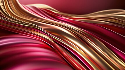 Abstract luxury background with gold and crimson