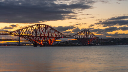 Fototapeta premium The Forth Bridge, City of Edinburgh, Scotland, UK
