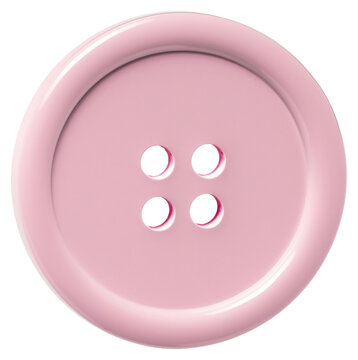 PNG  Pink button with four holes