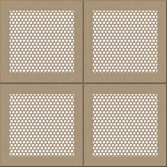 Metal broze alluminium comer mesh perforated texture