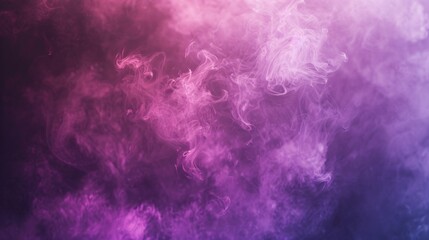 Obraz premium Abstract pink and purple smoke on black background