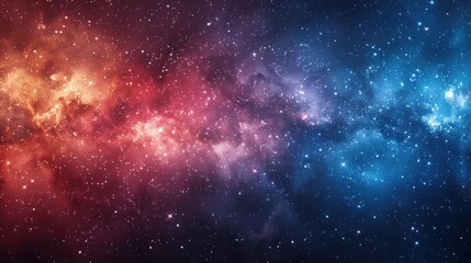 Obraz premium Cosmic Nebula: A Starry Night Sky