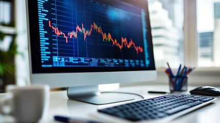 Computer monitor analysis including fundamental and technical assessments