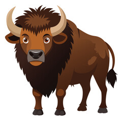 illustration of a bull on a white background