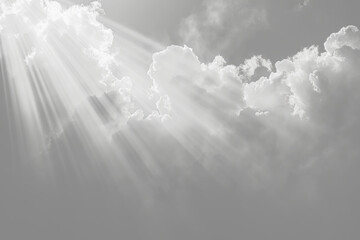 PNG  Sunlight breaking through clouds