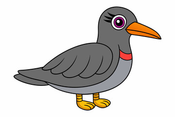 Kawaii Inca Tern Vector Illustration Clipart