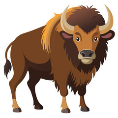 illustration of a bull on a white background