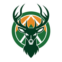 illustration of a milwaukee bucks logo