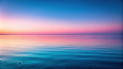 Minimal abstract pink and blue gradient calm relaxing ocean water landscape , minimal, abstract, pink, blue, gradient, calm