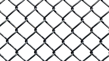Naklejka premium Chain link fence, cut out