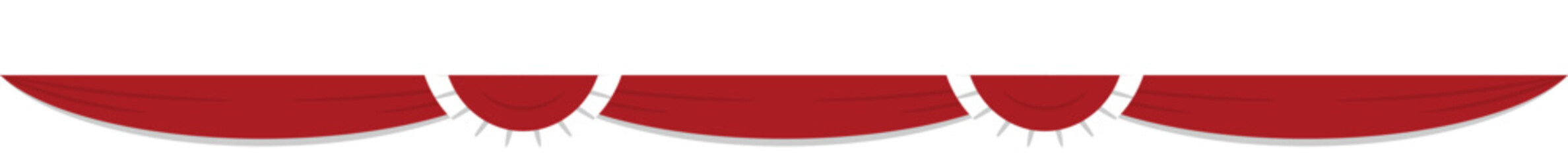 Obraz premium ceiling hanging fabric decoration. hiasan gantung