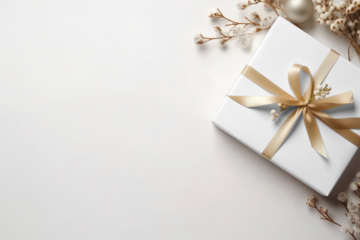 PNG gift box mockup, transparent design