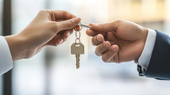 Handing Over Keys: A Symbol of New Beginnings