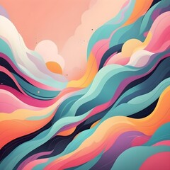 Obraz premium Full color pastel abstract background 
