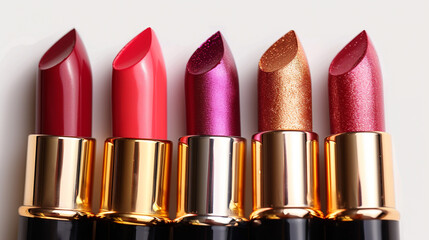 Obraz premium Close up lipstick background. 