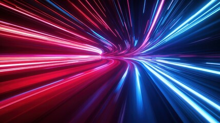 Fototapeta premium Abstract Speed Light Trails