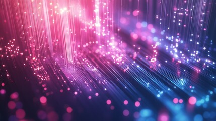 Abstract Neon Lights, Pink and Blue