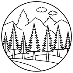 Forest Bundle svg, Forest svg, Trees svg, cut file for cricut, pine tree, oak tree, deer svg,