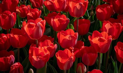 Red Soldier Tulips