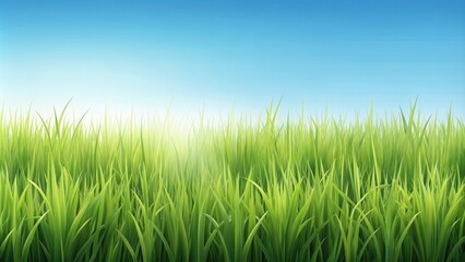 Bunches of grass on a background, ideal for nature or outdoor themed designs, grass, green, nature, rendering, realistic