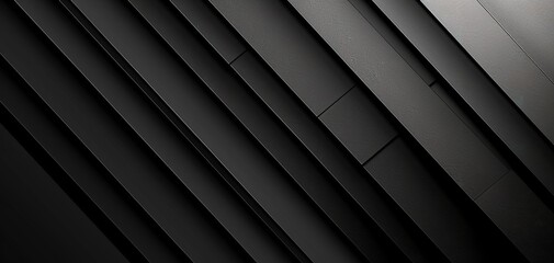 Obraz premium Abstract black geometric shapes background.