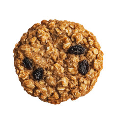 PNG Oatmeal raisin cookie with a crunchy texture on a clean surface
