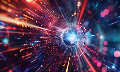 Obraz premium Abstract technology background