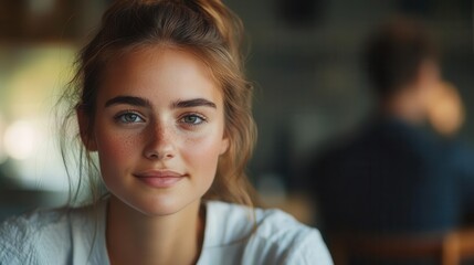 Manager leading feedback session, collaborative workspace, improvement