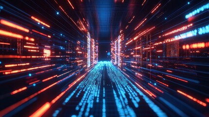 Digital Tunnel: A Visual Representation of Data Flow and Connectivity