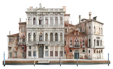 Fototapeta premium PNG Venice architecture building housing.