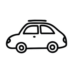 Naklejka premium Car silhouette design on white background