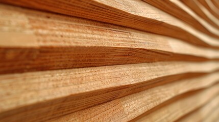 Plywood strips for interior wall texture