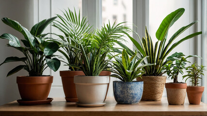 Obraz premium Potted House Plants