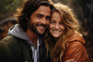 Were all smiles. Shot of a young couple spending a day at the beach. 