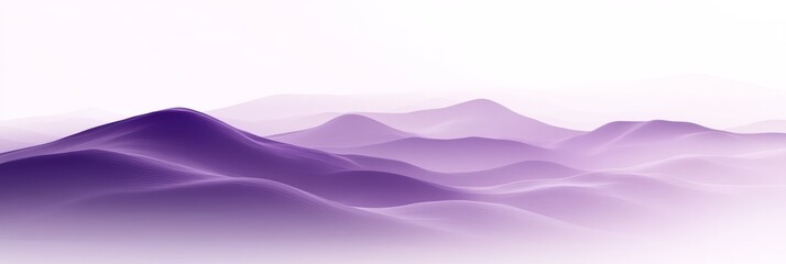 The serene abstract depiction of mountains in soothing and calming purple hues is perfect for tranquil design works