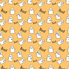 Halloween Boo seamless